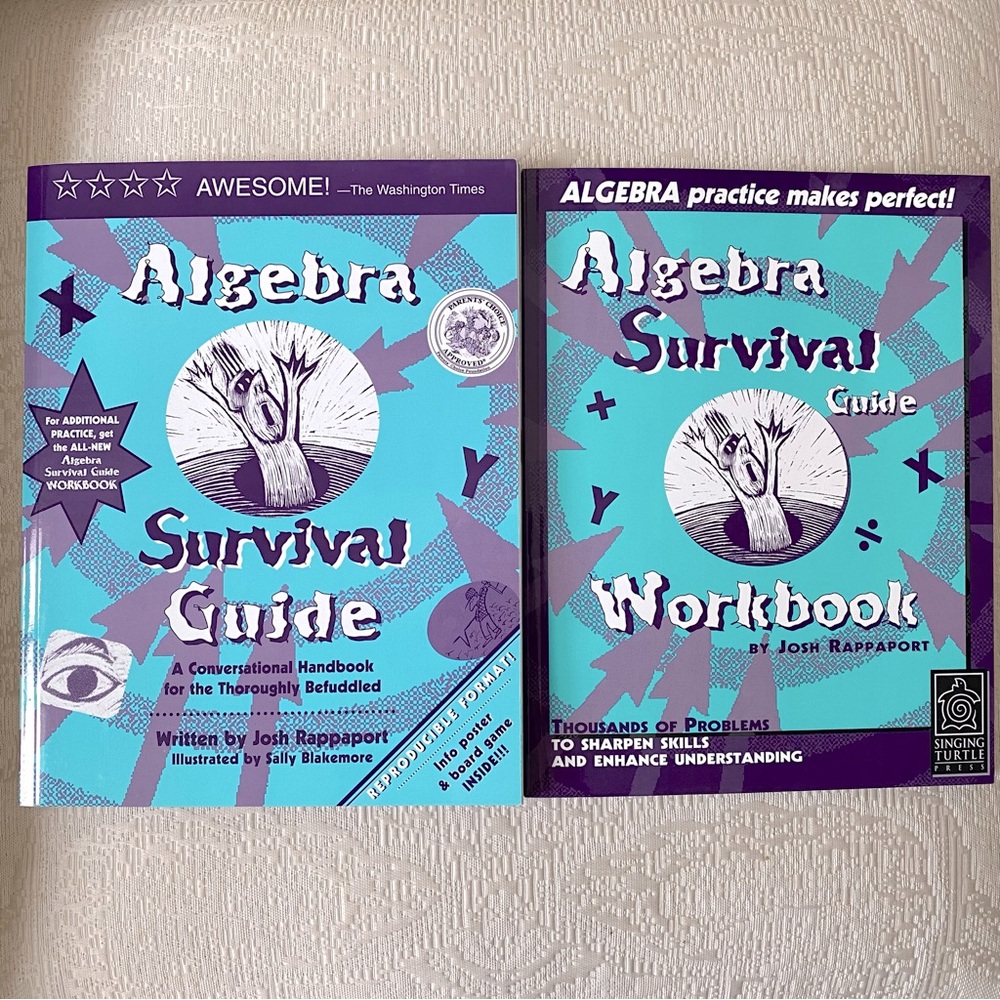 Algebra Survival Guide and Workbook Set